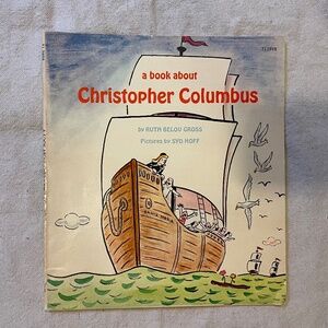 Vintage "A Book About Christopher Columbus" Paperback Book